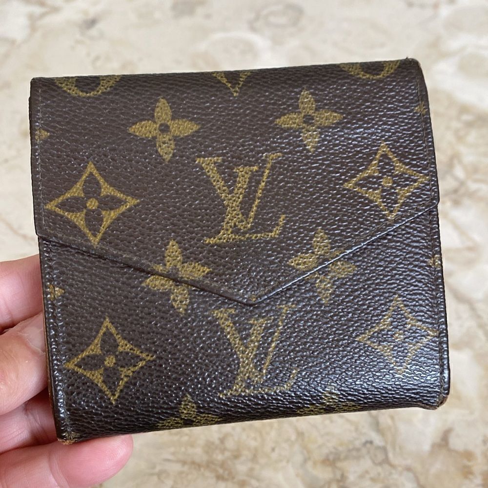 Authentic Vintage Louis Vuitton Monogram Portefeiulle Elise Trifold Wallet - Picture 2 of 16